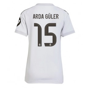 Lacne Ženy Futbalové dres Real Madrid Arda Guler #15 2025-26 Krátky Rukáv - Domáci